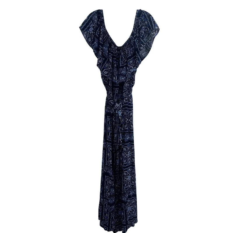 Weekend Special Lane Bryant Women's Abstract Off Shoulder Blue/Black Sundress, Size 24, NWT Weekend Special Lane Bryant Women's Abstract Off Shoulder Blue/Black Sundress, Size 24, NWT