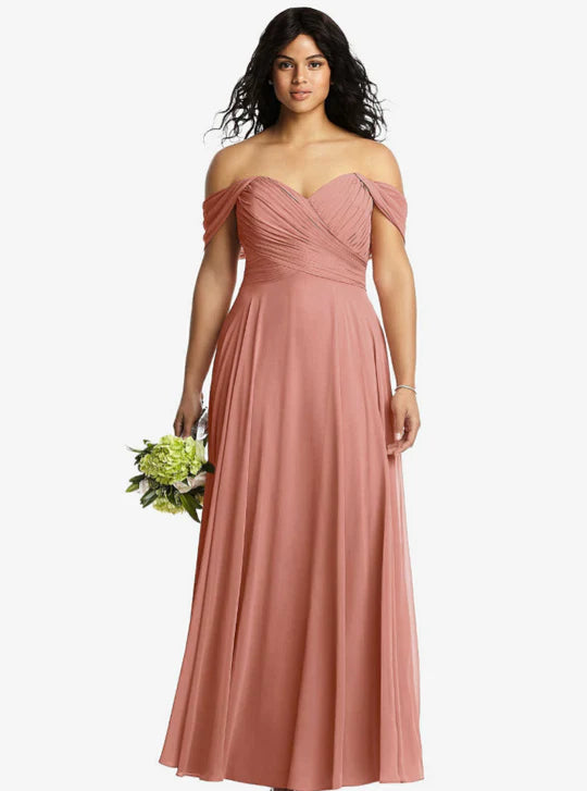 Special Discount A-Line Off Shoulder Chiffon Bridesmaid Dresses Floor-length Party Dress Special Discount A-Line Off Shoulder Chiffon Bridesmaid Dresses Floor-length Party Dress