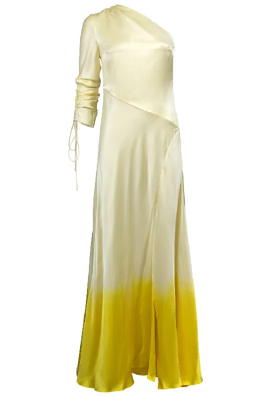 Closeout Sale One Shoulder Gown