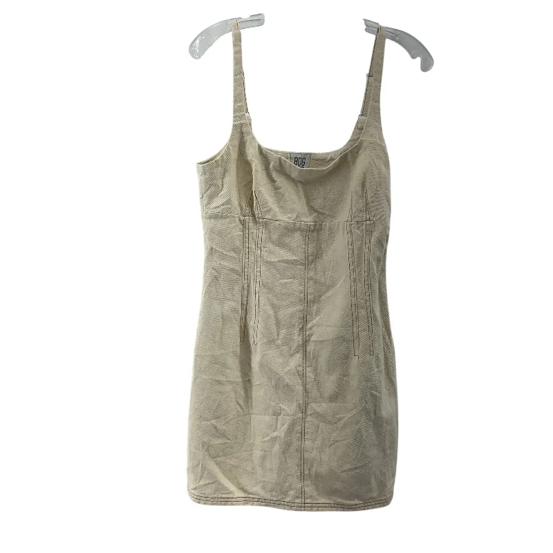 New Markdowns BDG Cream Khaki Corset Mini Tank Bodycon Dress Size M Women's Preowned New Markdowns BDG Cream Khaki Corset Mini Tank Bodycon Dress Size M Women's Preowned