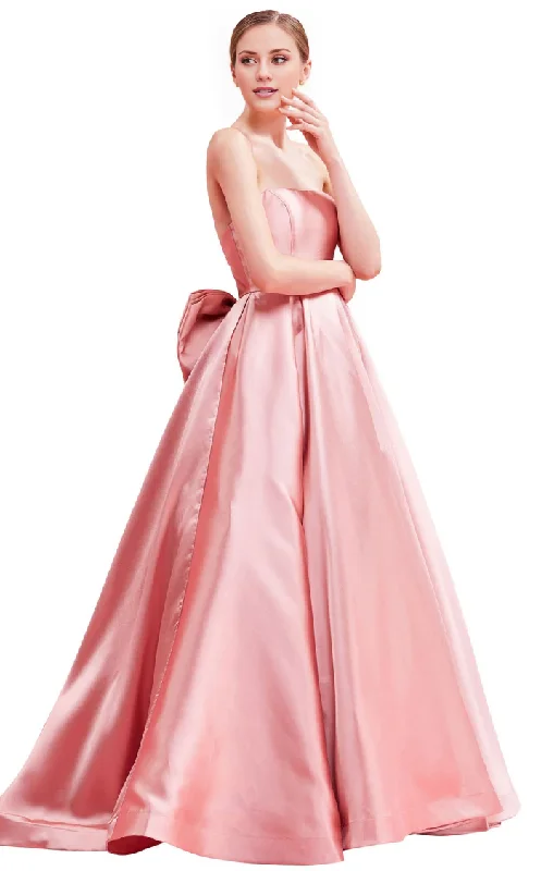 Referral Discount A-line heart-shaped neckline fitted strapless and floor length evening gown Referral Discount A-line heart-shaped neckline fitted strapless and floor length evening gown