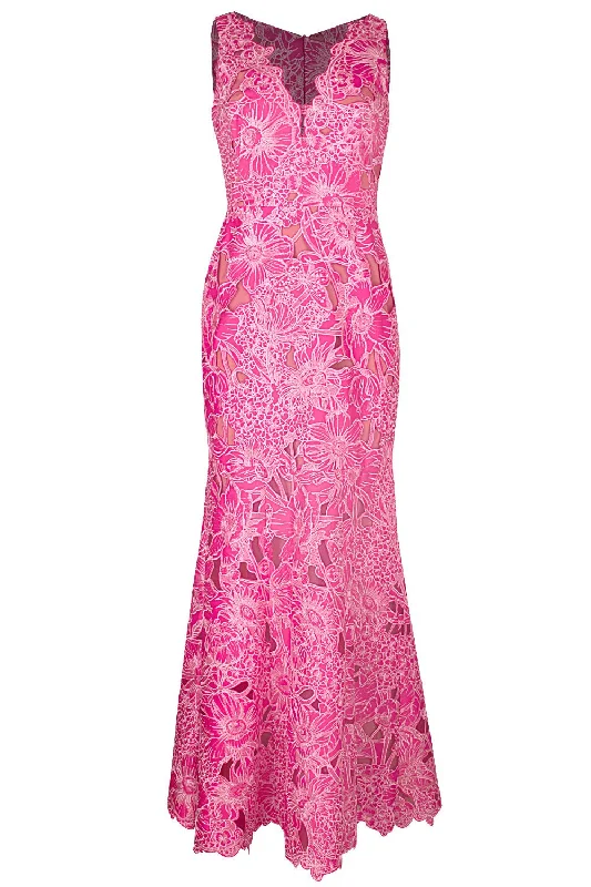 Seasonal Clearance Vneck Flare Gown