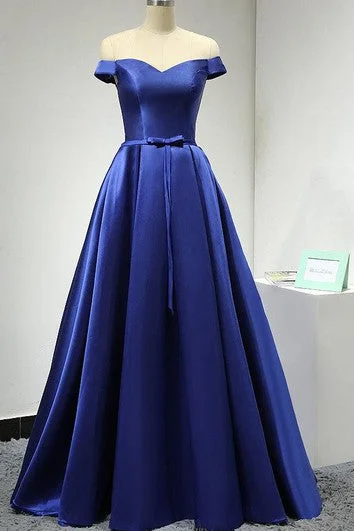 Weekend Flash Sale Off-the-shoulder Satin Dress