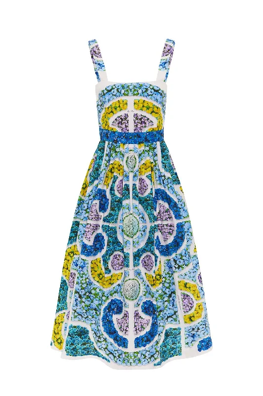 Take Advantage Iris Dress - Blue Topiary