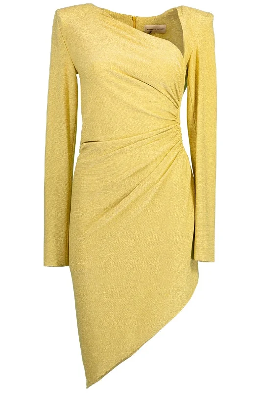 Time-Limited Offer Asymmetric Long Sleeve Dress