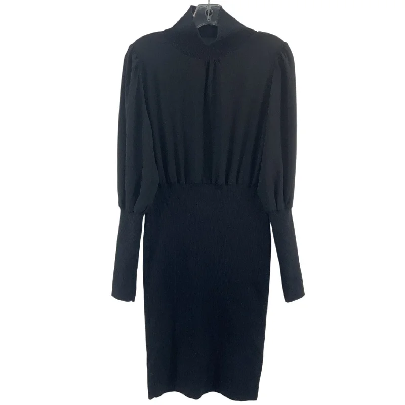 Bargain Prices French Connection Black Blouson Mock Neck Pencil Dress Women’s S Polyester NWT Bargain Prices French Connection Black Blouson Mock Neck Pencil Dress Women’s S Polyester NWT