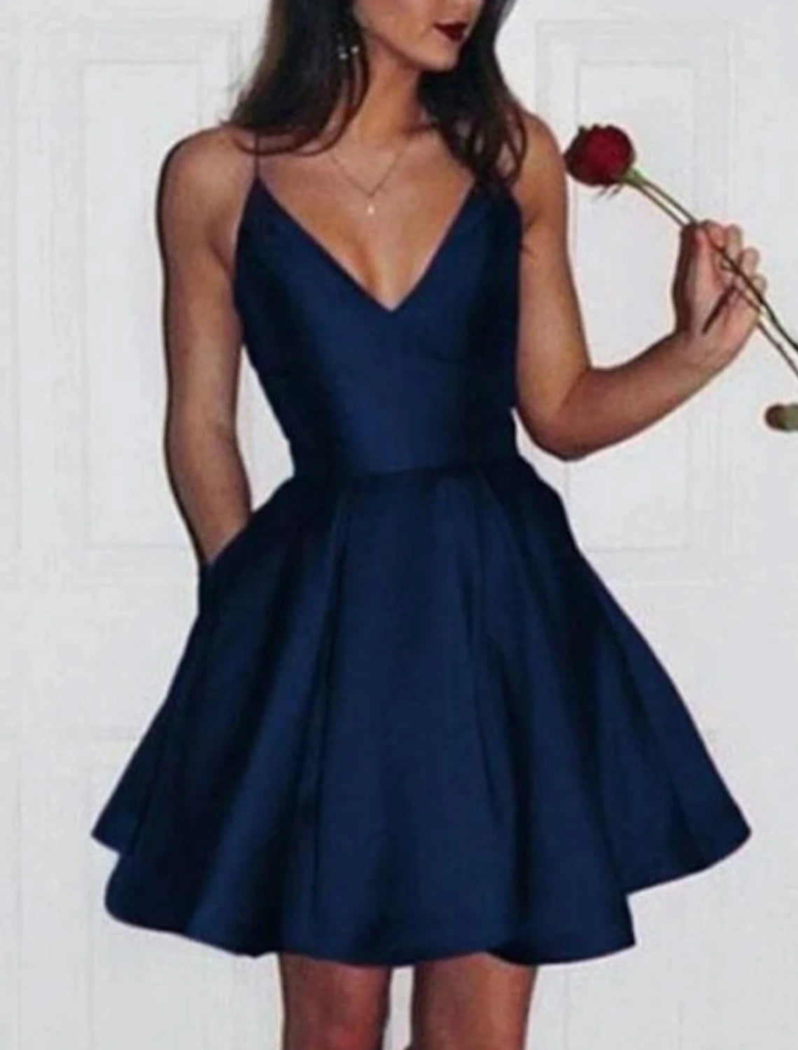 Loyalty Reward A-Line Homecoming Dress Elegant Formal Cocktail Party Dress Birthday Dress Spaghetti Strap Sleeveless Short / Mini Satin with Sleek Pleats Loyalty Reward A-Line Homecoming Dress Elegant Formal Cocktail Party Dress Birthday Dress Spaghetti Strap Sleeveless Short / Mini Satin with Sleek Pleats