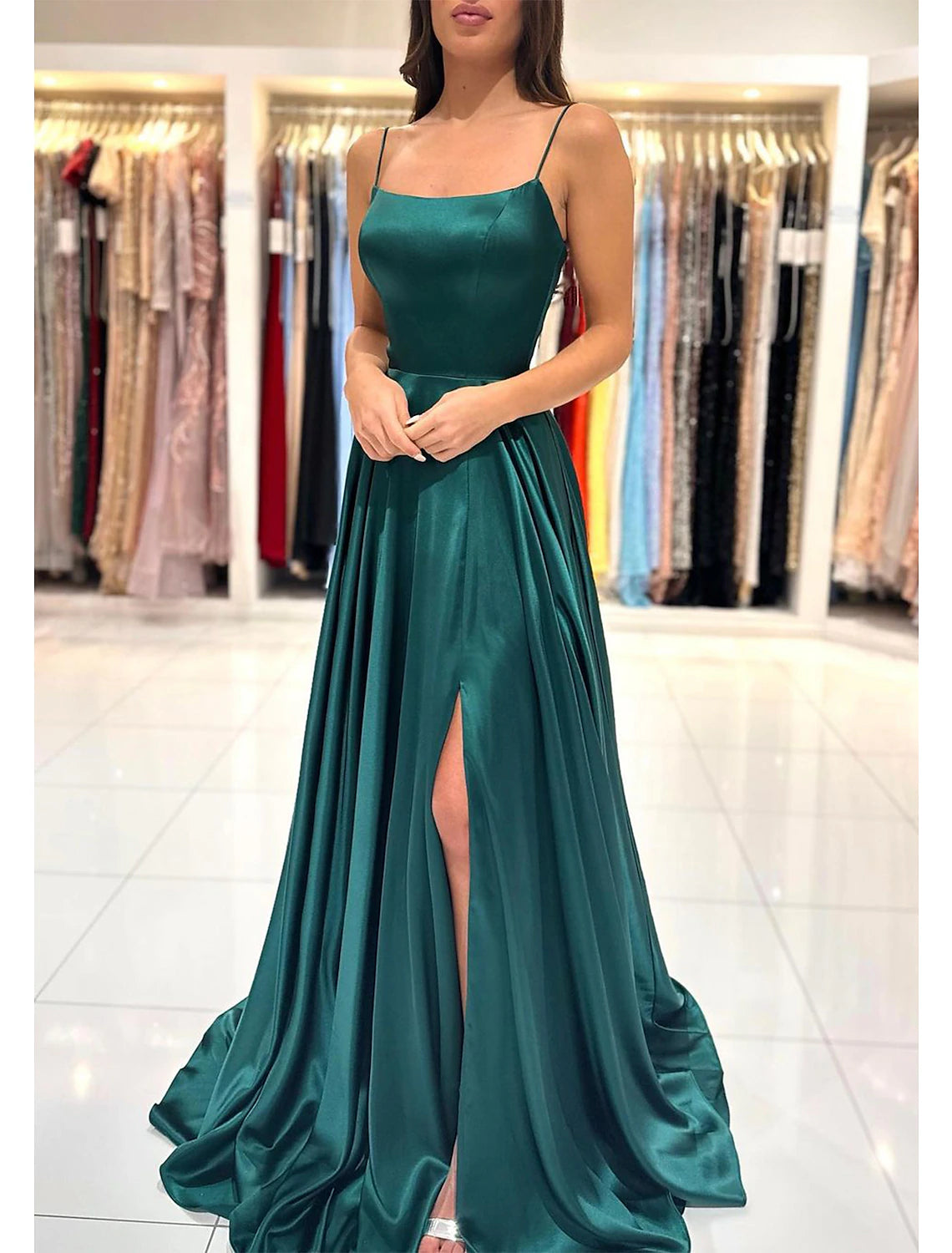 Deal Mania A-Line Prom Dress Red Green Dresses Empire Dress Red Green Dress Formal Prom Floor Length Sleeveless Sweetheart Imitation Silk Backless with Pleats Deal Mania A-Line Prom Dress Red Green Dresses Empire Dress Red Green Dress Formal Prom Floor Length Sleeveless Sweetheart Imitation Silk Backless with Pleats