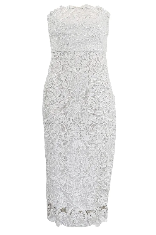 Closeout Strapless Lace T Dress