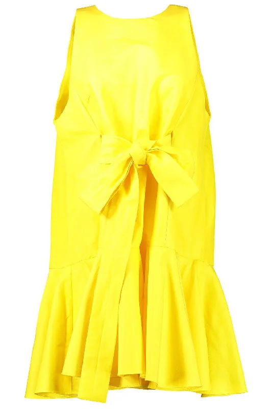Online Exclusive Belted Trapeze Dress
