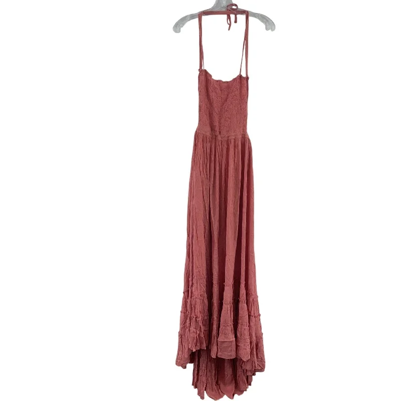 The Best Prices R. Vivimos Coral Pink Pinafore Maxi Dress Women’s XL Plus Size Cotton Blend NWT The Best Prices R. Vivimos Coral Pink Pinafore Maxi Dress Women’s XL Plus Size Cotton Blend NWT