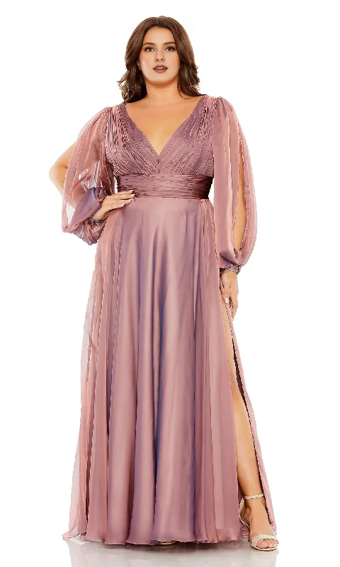 Warehouse Sale A-line V-neck long sleeved high waisted pleated shirt body Prom dress Warehouse Sale A-line V-neck long sleeved high waisted pleated shirt body Prom dress