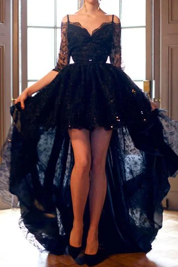 Major Savings A-Line Lace Off-the-shoulder 3 4 Length Sleeve Zipper Low-V Back Dress Major Savings A-Line Lace Off-the-shoulder 3 4 Length Sleeve Zipper Low-V Back Dress