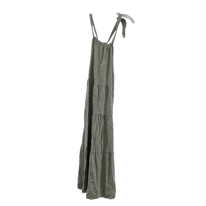 Price Reduction Bella Dahl Gray Women's Sleeveless Ruffle Tencel Swing Dress - S, Preowned, Long Price Reduction Bella Dahl Gray Women's Sleeveless Ruffle Tencel Swing Dress - S, Preowned, Long