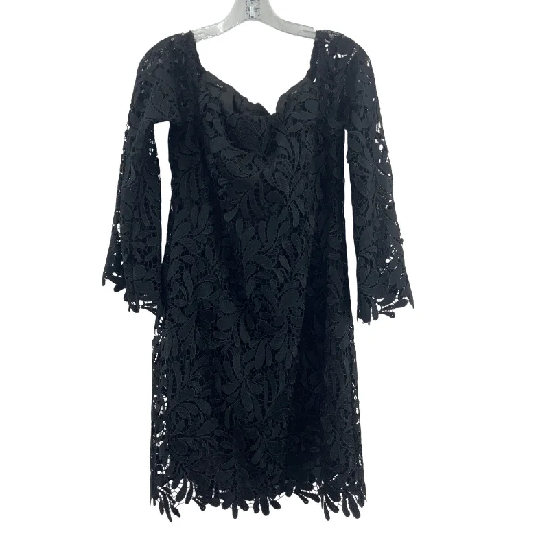 Blowout Deals Bardot Women's Embroidered Lace Long Sleeve Black Midi Sheath Dress Size L NWT Blowout Deals Bardot Women's Embroidered Lace Long Sleeve Black Midi Sheath Dress Size L NWT