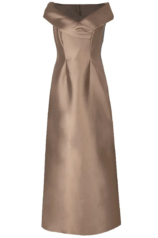 Overstock V-Neck Off the Shoulder Dress