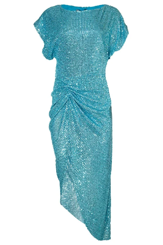 Shop and Save Bercot Dress - Mermaid