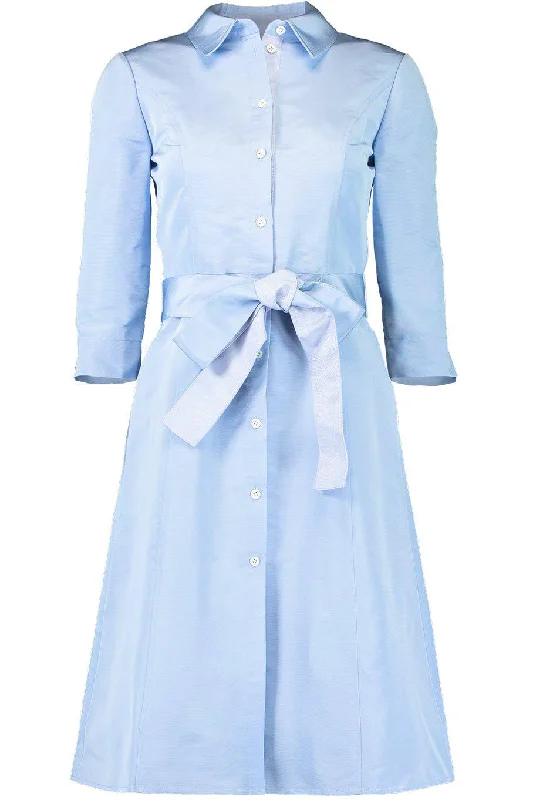 Limited Availability Long Sleeve Shirt Dress With Belt