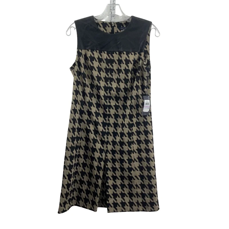 Deal Alert Tommy Hilfiger Women's Houndstooth Midi Sheath Dress Black/Beige Size 6 NWT Deal Alert Tommy Hilfiger Women's Houndstooth Midi Sheath Dress Black/Beige Size 6 NWT