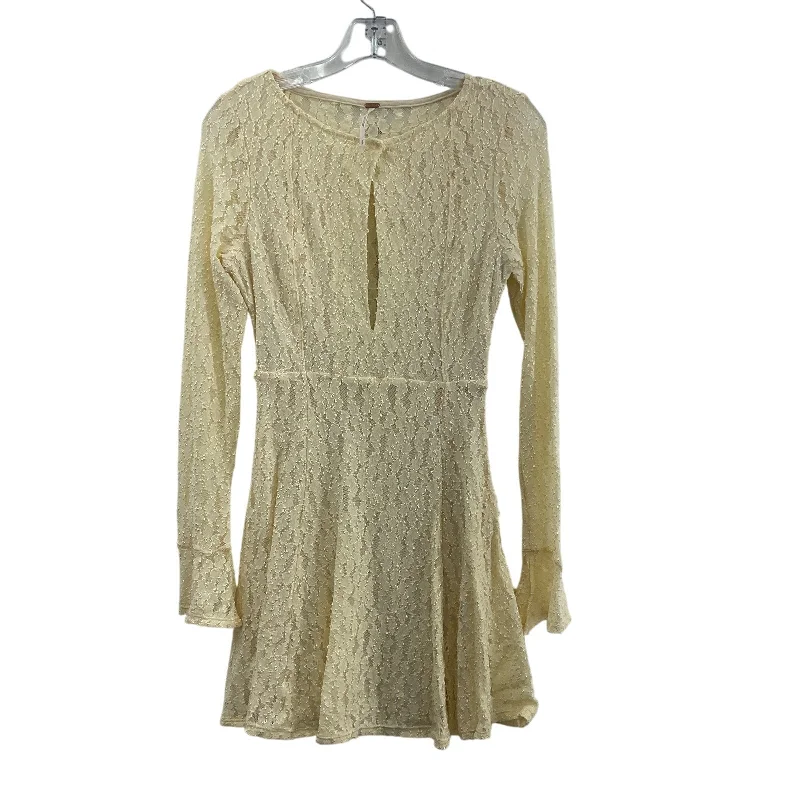 Clearance Event Free People Women's Lace Cream Skater Fit & Flare Dress S Nylon Preowned Clearance Event Free People Women's Lace Cream Skater Fit & Flare Dress S Nylon Preowned