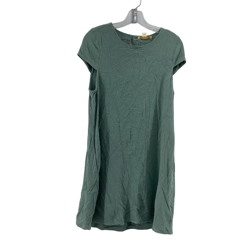 Today Only Monteau Green Rayon Short Sleeve T-Shirt Long Dress, Size M Women's NWT