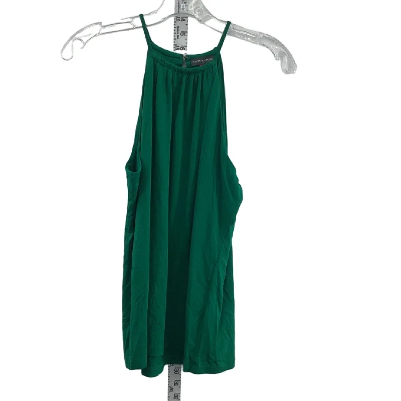 Deal Dash Vince Camuto Women's Halter Green Shift Mini Dress Rayon Medium Preowned