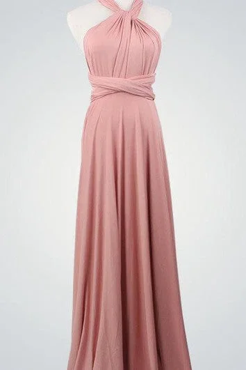 Year-End Sale Wrap Bridemaid Nude Pink Infinity Sexy Bridal Evening Nude Pink Bridesmaid Floor Length Dress Year-End Sale Wrap Bridemaid Nude Pink Infinity Sexy Bridal Evening Nude Pink Bridesmaid Floor Length Dress