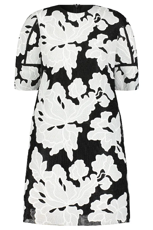 Friends and Family Sale Floral Embroidered Tunic Dress