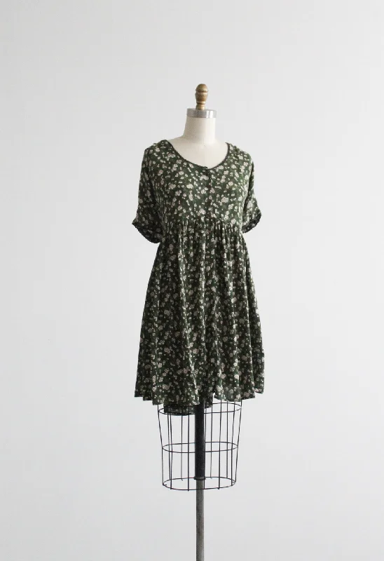 Hurry In secret garden mini dress