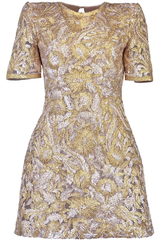 Exclusive Offers Embroidered Tulle Mini Dress