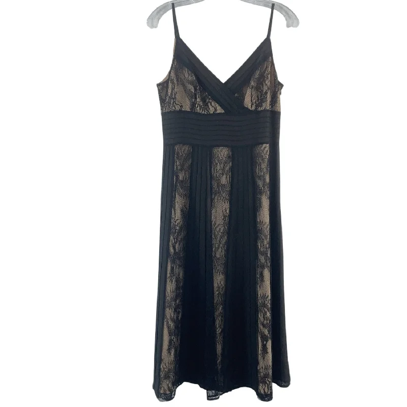 Season Finale Sale Loft Black Lace Spaghetti Strap Cocktail Midi Dress Women’s Size 6 Poly Preowned Season Finale Sale Loft Black Lace Spaghetti Strap Cocktail Midi Dress Women’s Size 6 Poly Preowned
