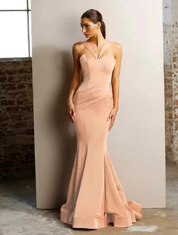Act Fast Minimalist Elegant Engagement Formal Evening Birthday Dress Halter Neck Sleeveless Floor Length Stretch Satin with Ruched Act Fast Minimalist Elegant Engagement Formal Evening Birthday Dress Halter Neck Sleeveless Floor Length Stretch Satin with Ruched