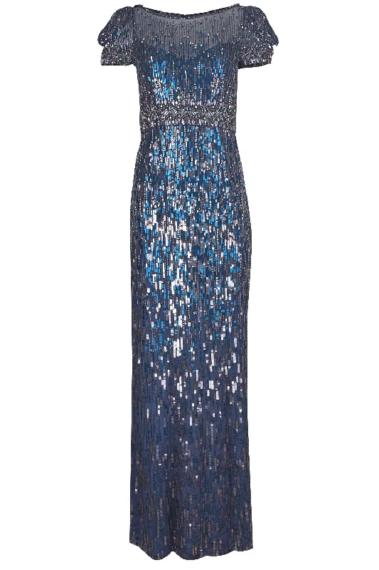 Final Markdown Sungem Gown - Oxford Blue