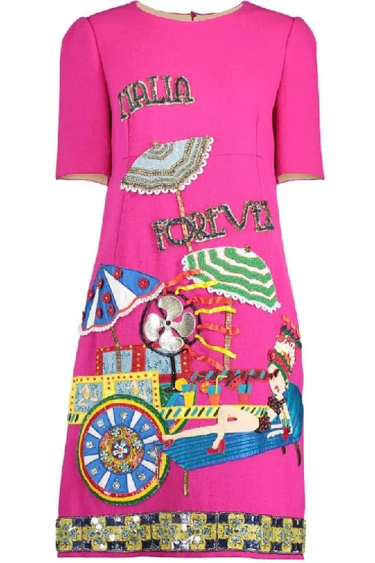 Blowout Deals Italia Forever Embroidered Dress