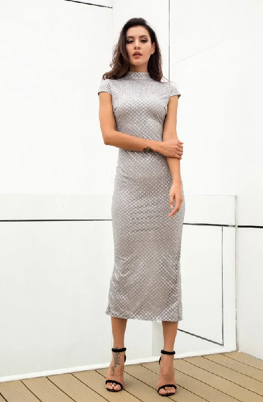 Weekend Deal Women's Glitter Slim Long Dress