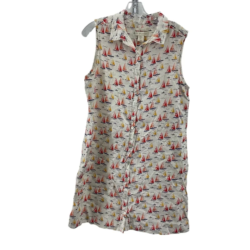 Today’s Deal Cynthia Rowley Linen Sail Boats Button Up Beach Shift Dress Women's M Preowned Today’s Deal Cynthia Rowley Linen Sail Boats Button Up Beach Shift Dress Women's M Preowned