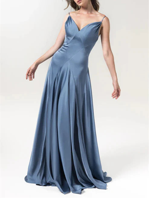 Overstock Sale A-Line Spaghetti Straps Floor-Length Bridesmaid Dresses Wedding Guest Dresses Overstock Sale A-Line Spaghetti Straps Floor-Length Bridesmaid Dresses Wedding Guest Dresses