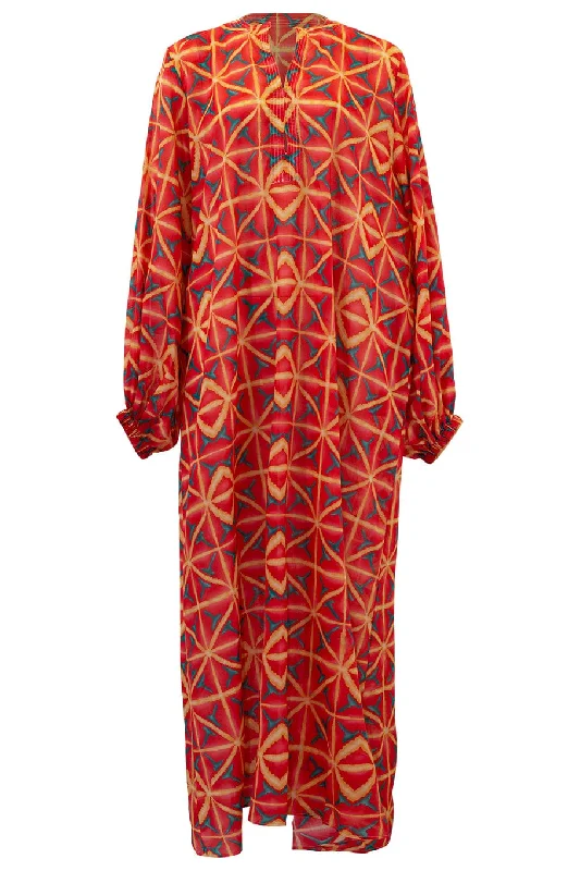 Inventory Reduction Ambra Long Sleeve V Neck Dress