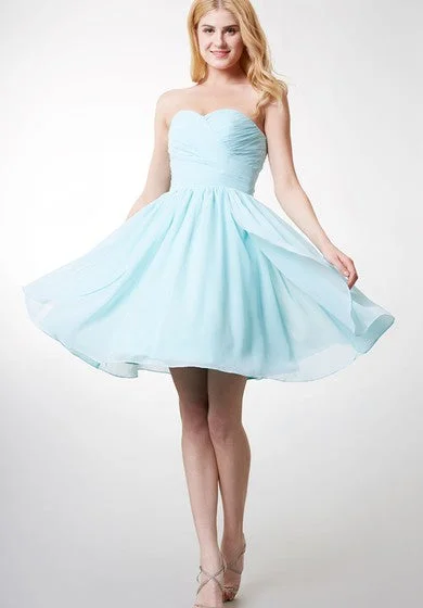 Instant Savings Dainty Bodice-ruched Layered A-line Chiffon Dress