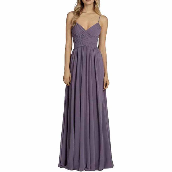Massive Deals Bridesmaid Dresses Long Chiffon Ball Gowns Spaghetti Straps V-neck Wedding Guest Dress Massive Deals Bridesmaid Dresses Long Chiffon Ball Gowns Spaghetti Straps V-neck Wedding Guest Dress