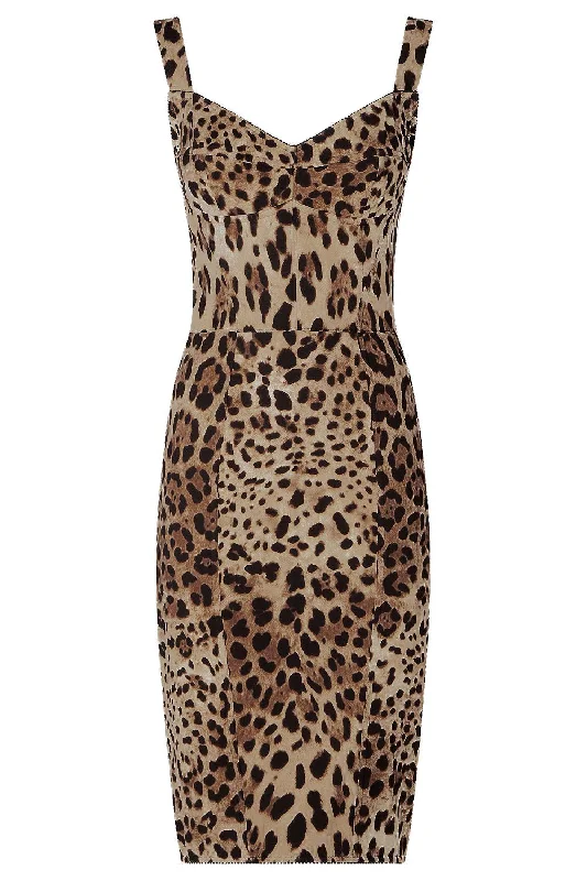 Last Chance Sleeveless Turbino Midi Dress