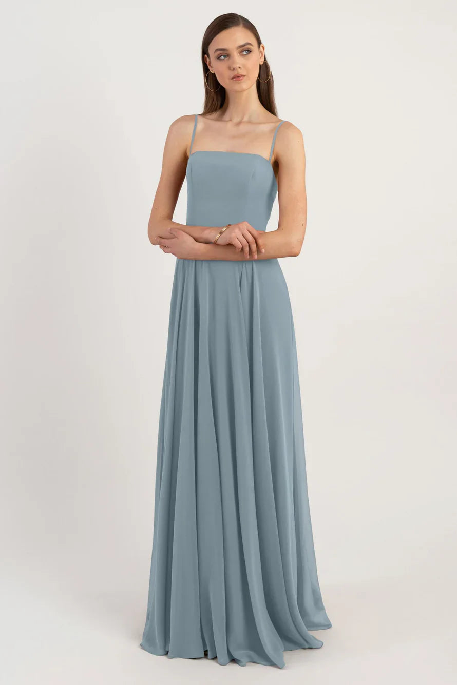 Price Cut A-Line Spaghetti Strap Floor-length Bridesmaid Dresses Evening Dresses