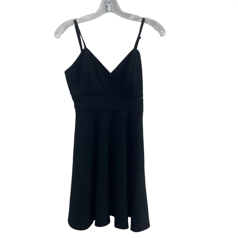 Low Prices Jun & Ivy Women's Sleeveless Faux Wrap Black A-Line Dress S Polyester NWT Low Prices Jun & Ivy Women's Sleeveless Faux Wrap Black A-Line Dress S Polyester NWT