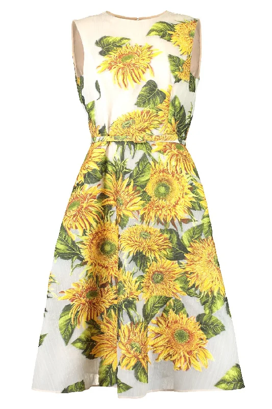 Special Price Sunflower Fil Coupe Cocktail Dress