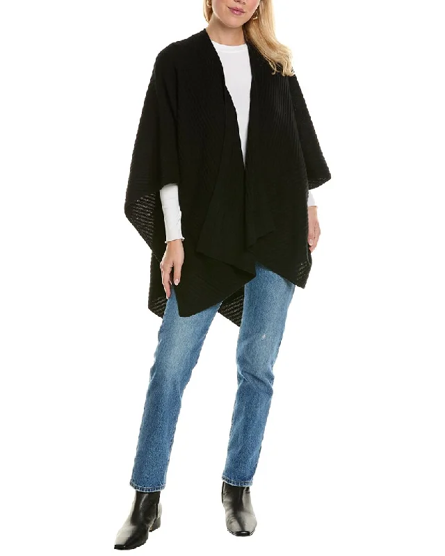 Savings Galore Amicale Cashmere Traveling Rib Cashmere Cape