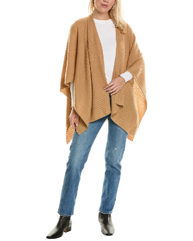 Special Price Amicale Cashmere Traveling Rib Cashmere Cape