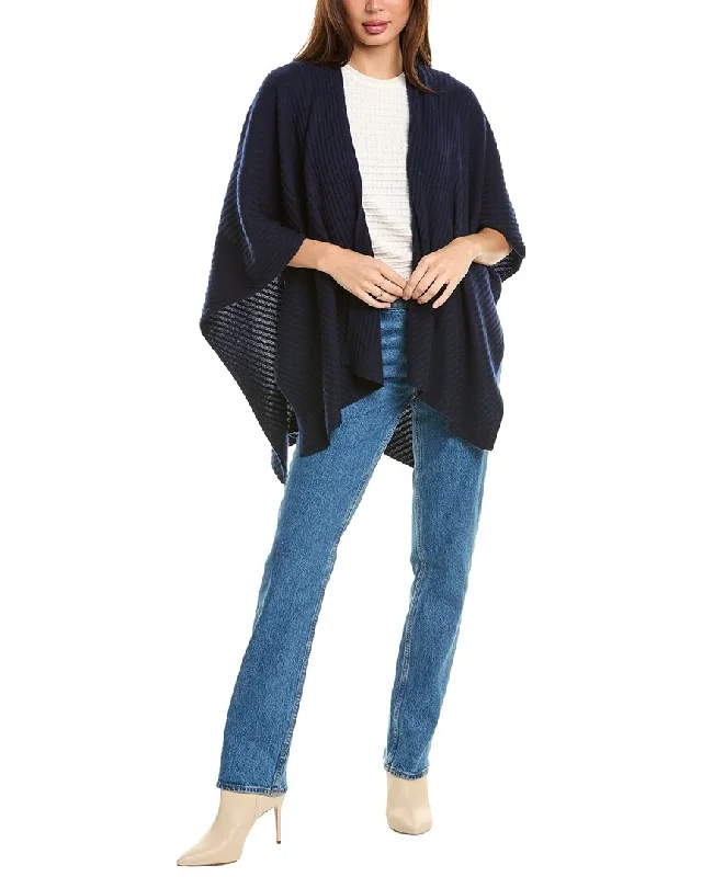 Price Reduction Amicale Cashmere Traveling Rib Cashmere Cape