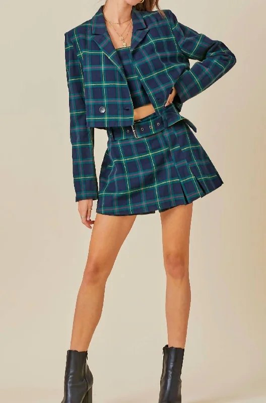 Anniversary Sale As If Cropped Blazer In Green