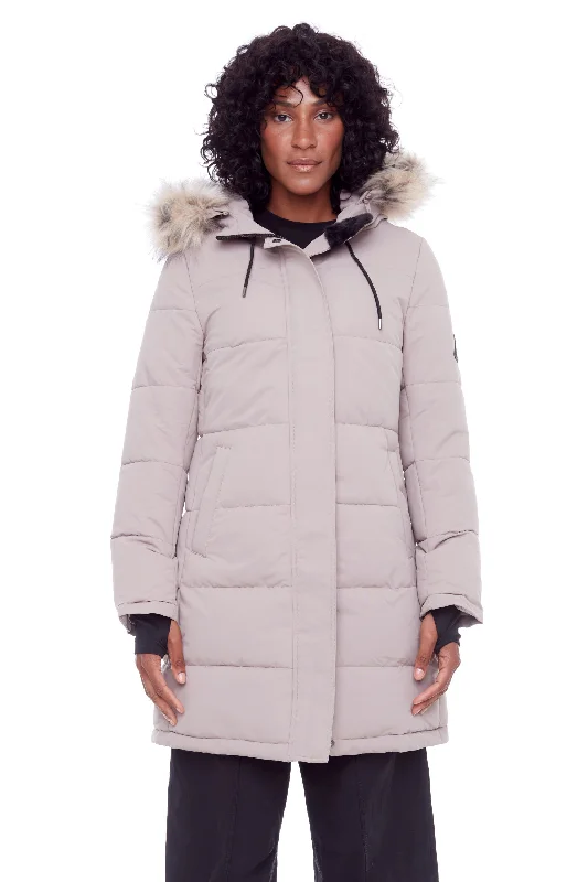 Lowest Price AULAVIK | WOMEN'S VEGAN DOWN (RECYCLED) MID-LENGTH HOODED PARKA COAT