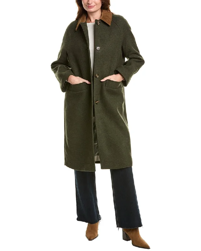 Don't Wait Barbour Loretta Wool-Blend Coat